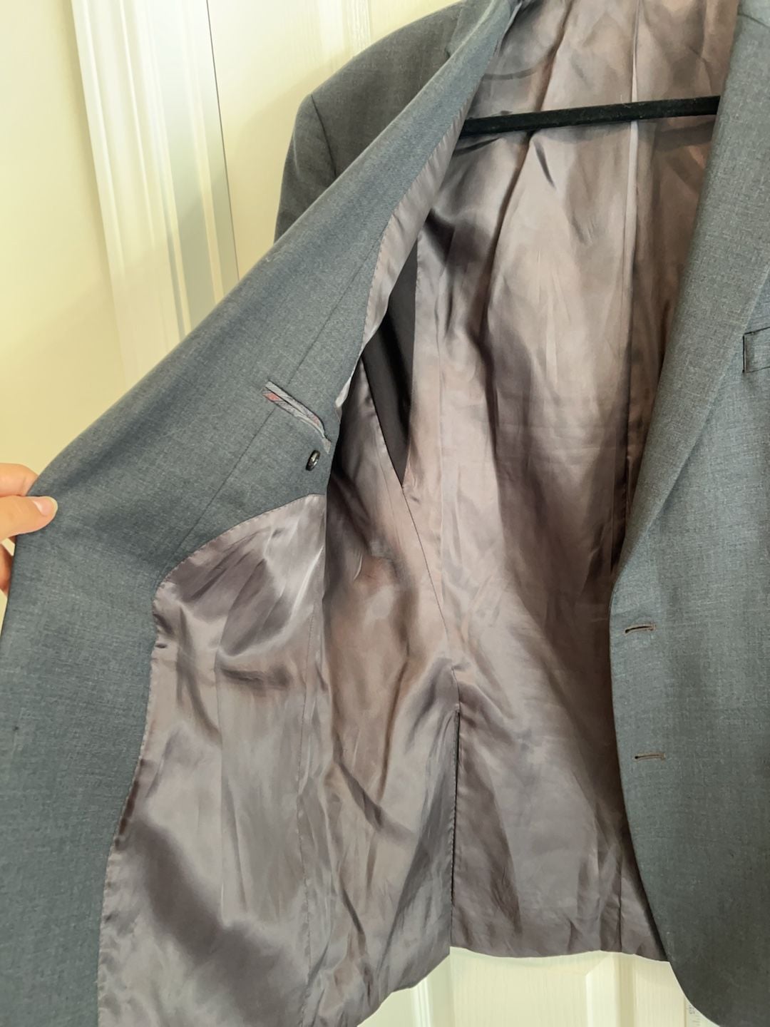 Lauren Ralph Lauren Beautiful 100% wool Charcoal blazer. 7