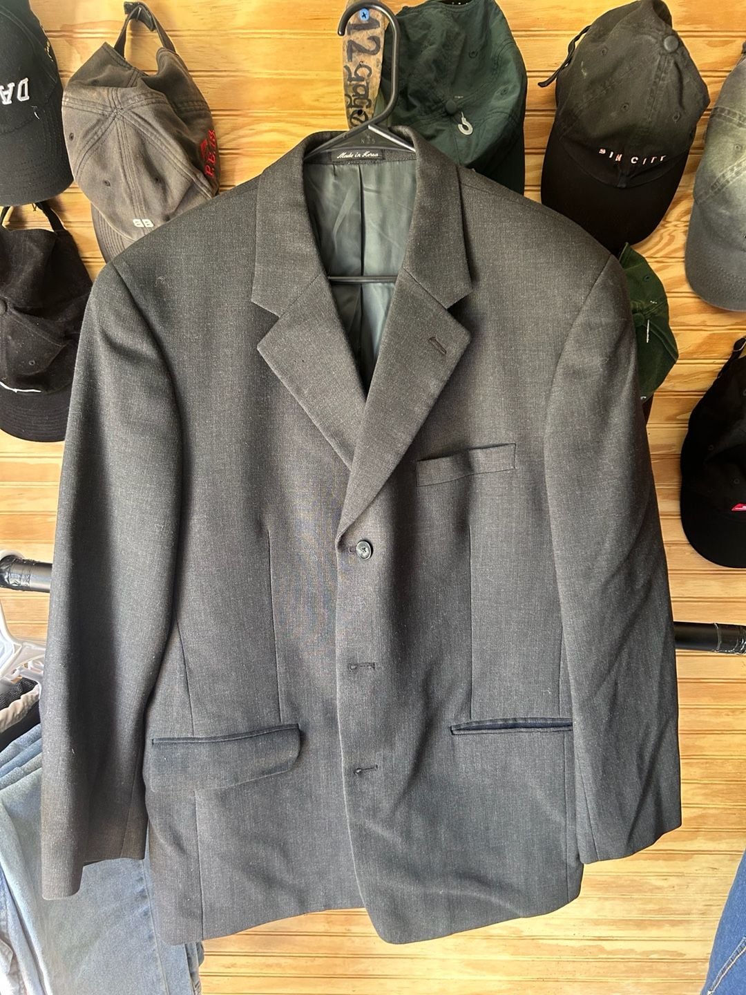 Dolce & Gabbana Black Virgin Wool Suit Size 52 IT, 1