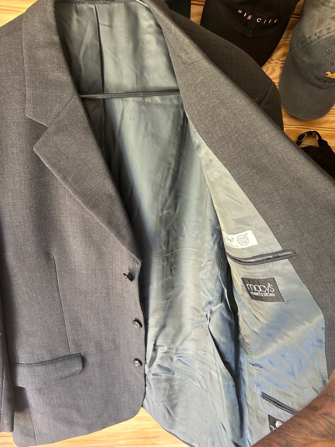 Dolce & Gabbana Black Virgin Wool Suit Size 52 IT, 6