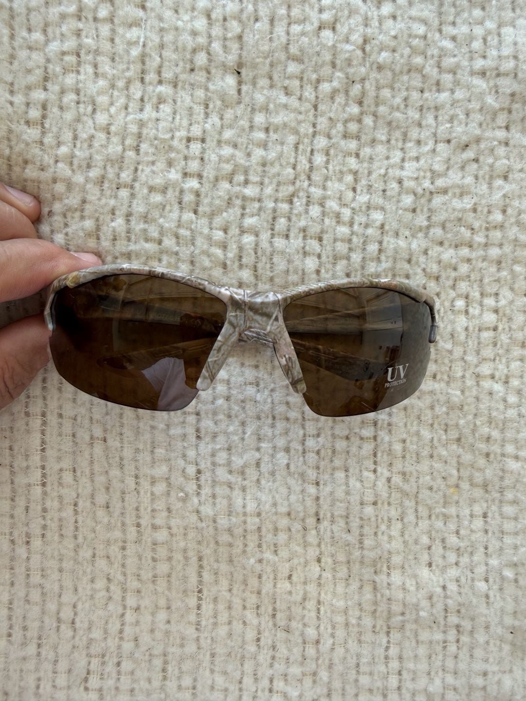 2 Sunglasses with Blue Mirror Lenses or Camo 2