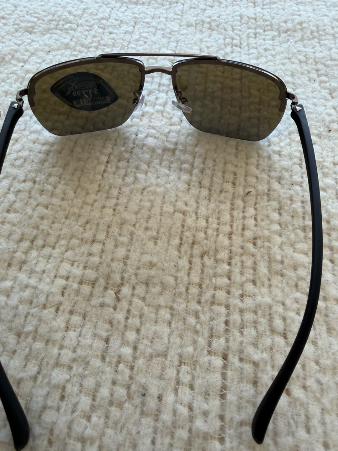 2 Sunglasses with Blue Mirror Lenses or Camo 9