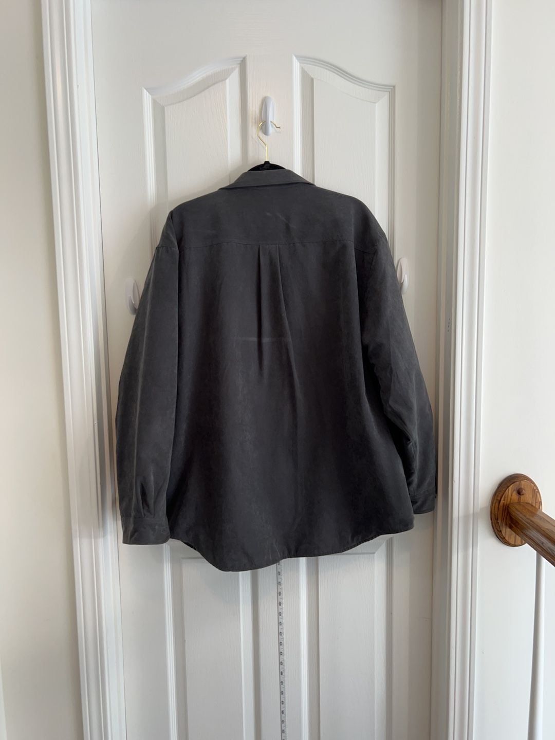 Ozark Trail Vintage Men's XL Fleece Lined Suede-Look Button Down Shirt Jacket 7