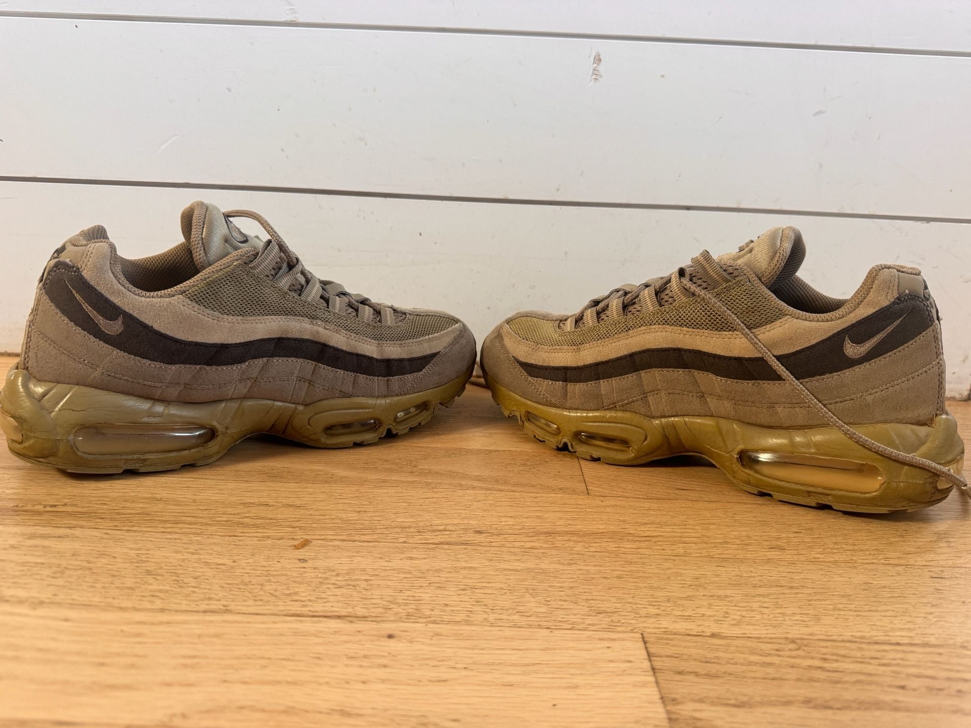 RARE Hard To Find Nike Air Max 95 Size 9.5 Brown Sneakers 609048-200 7