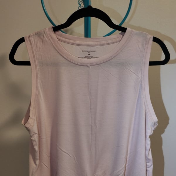 Banana Republic Pink Sleeveless Twist-Front Tank Top Size M