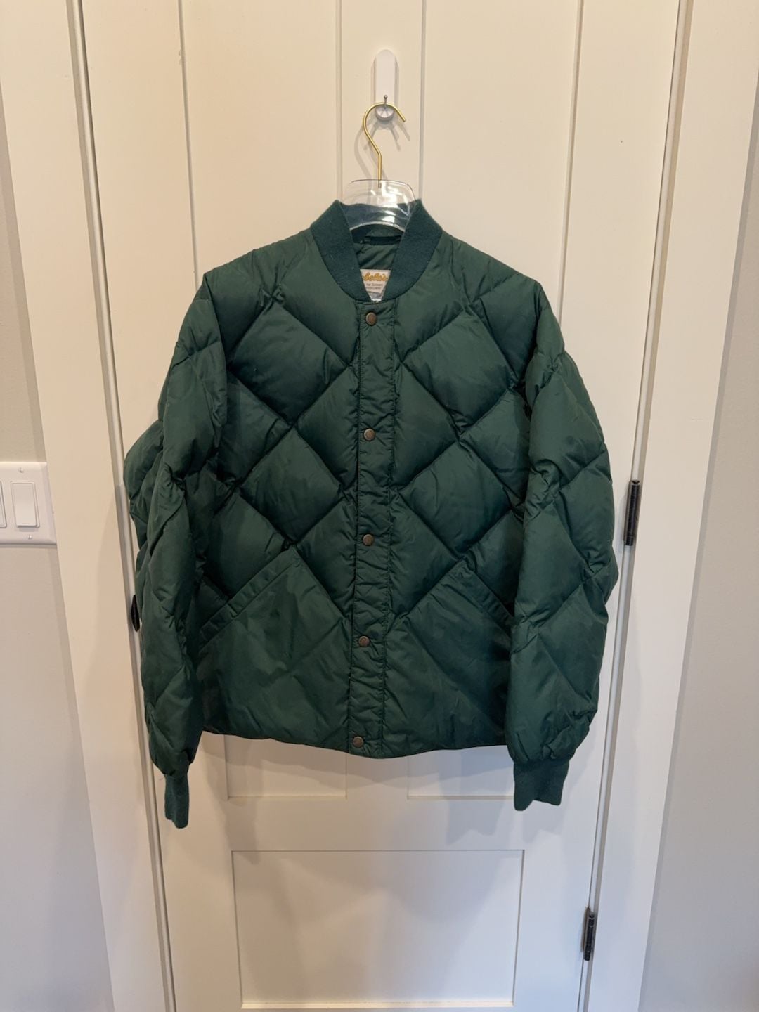 Cabela's Vintage Premier Northern Goose Down Quilted Jacket Size M 2
