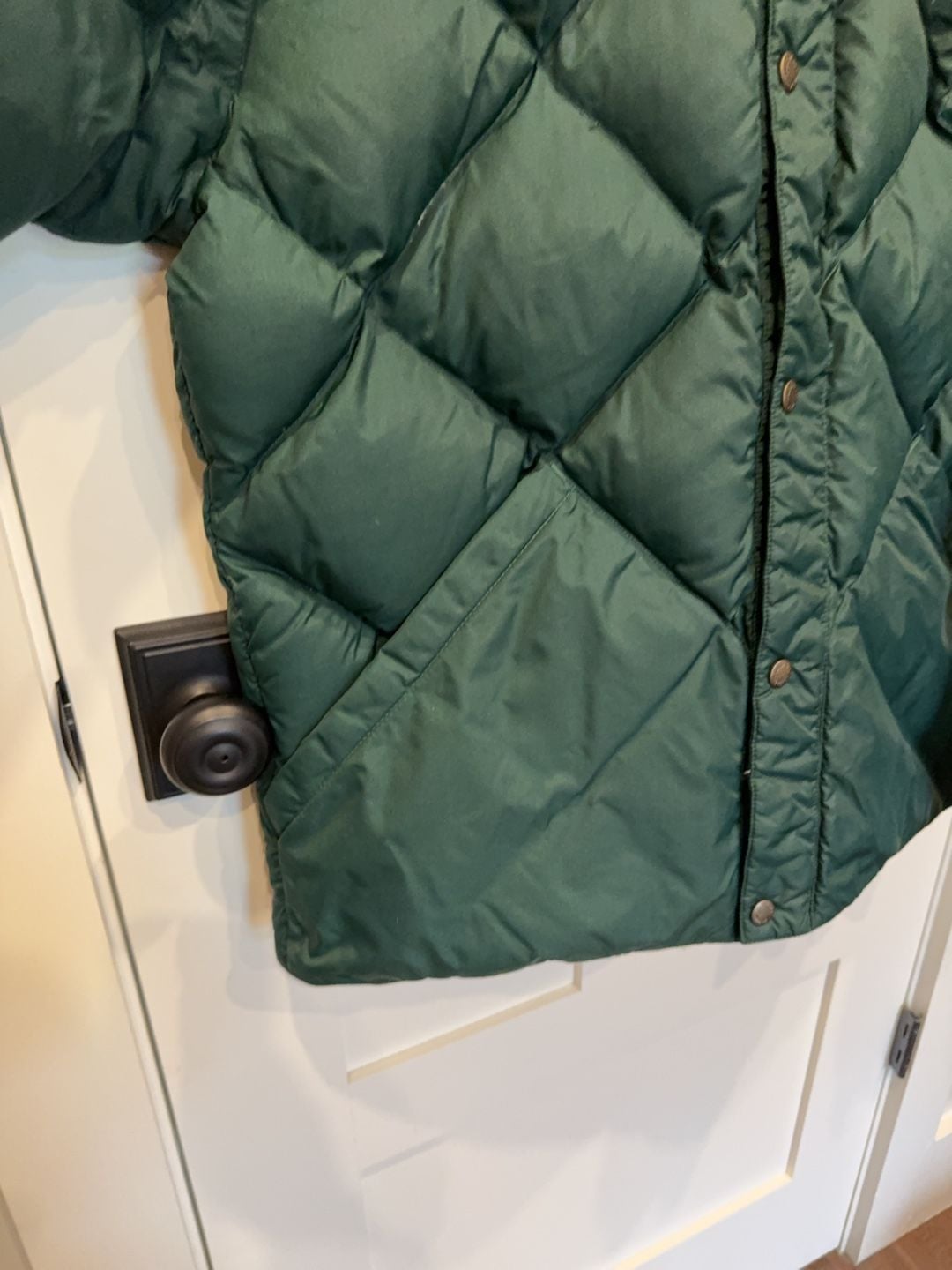 Cabela's Vintage Premier Northern Goose Down Quilted Jacket Size M 7