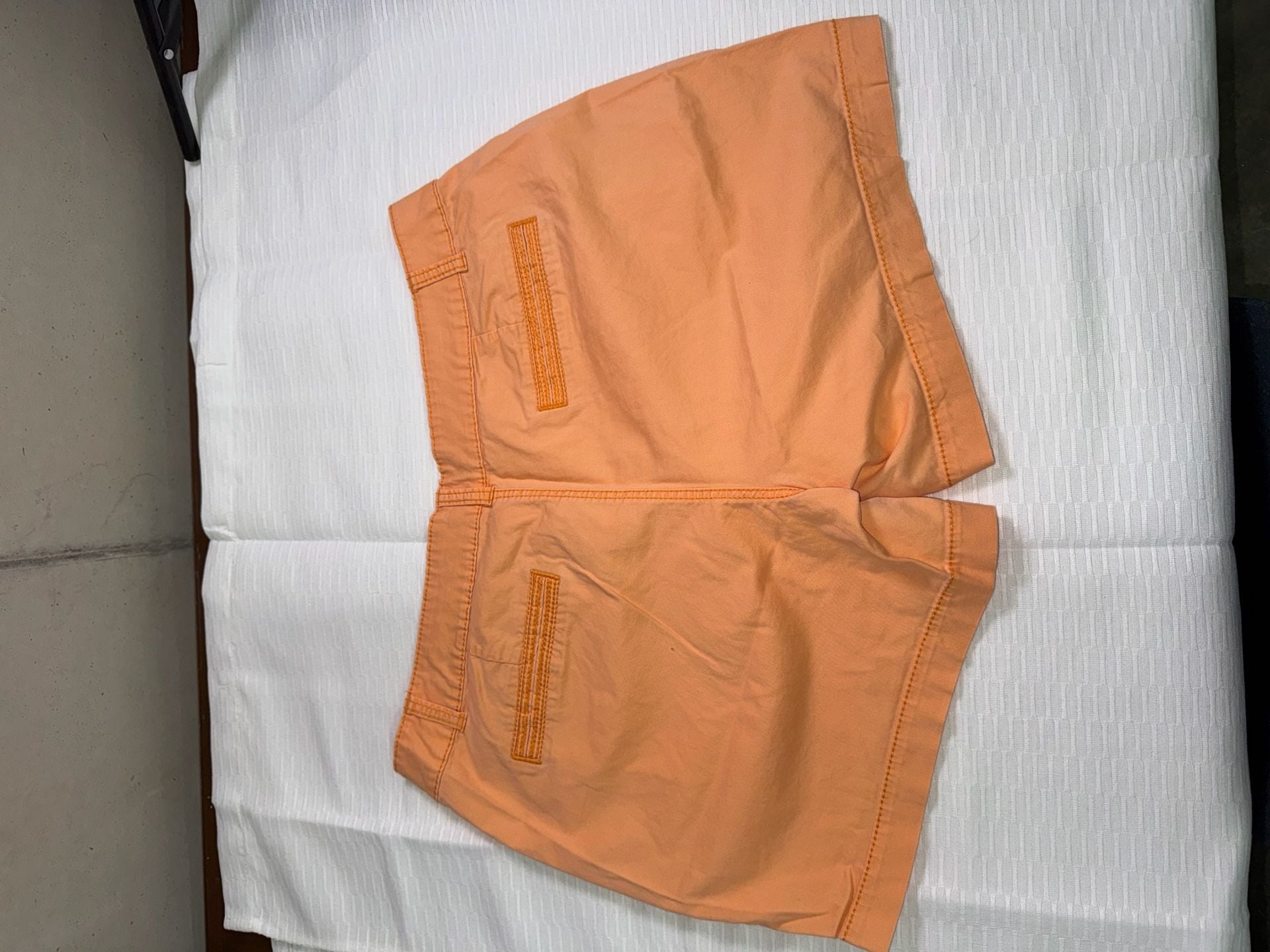 Maurices Women's Orange Cotton Blend Shorts Size 20 3
