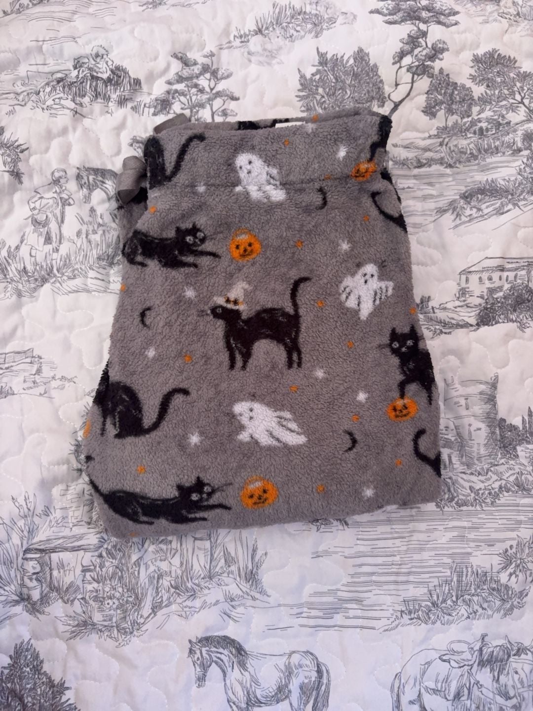Daydream by Berkshire Home Halloween Cat and Ghost Fleece Pajama Pants Size S 2