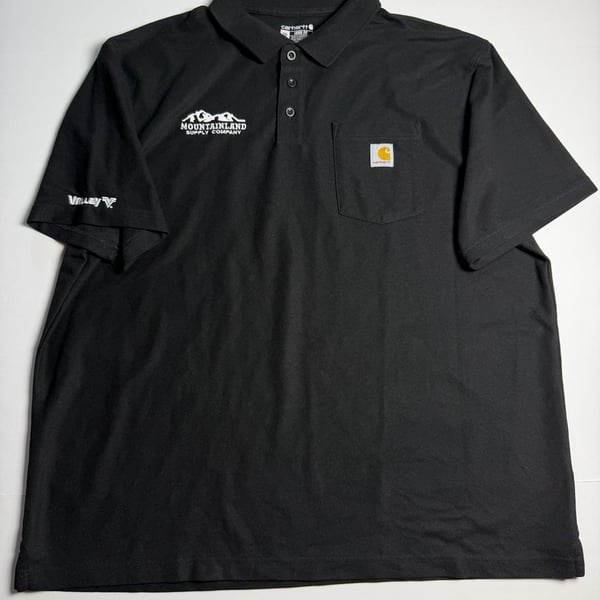 Carhartt Loose Fit Polo Shirt Black 2XL Mountainland Supply Company