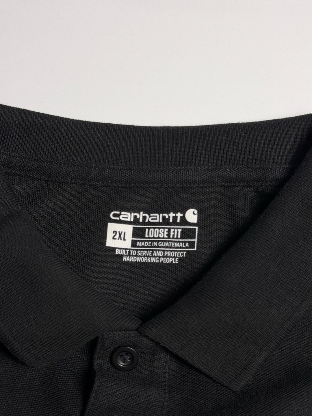 Carhartt Loose Fit Polo Shirt Black 2XL Mountainland Supply Company 6