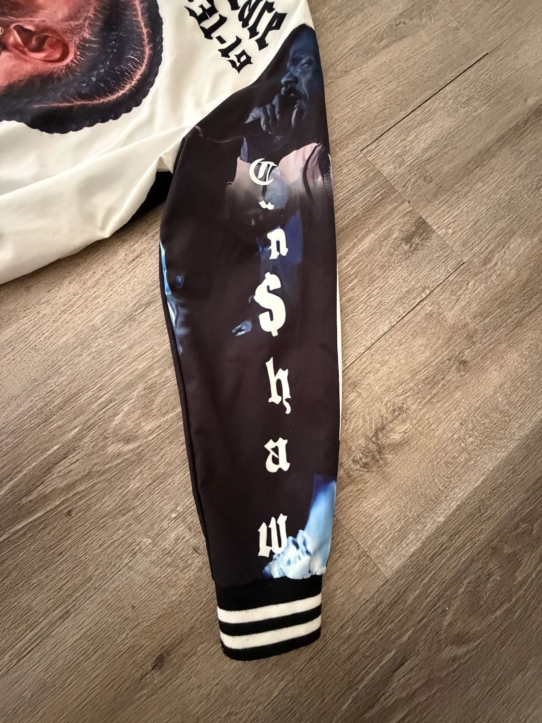 Nipsey Hussle Memorial Graphic Bomber Jacket Size L 10