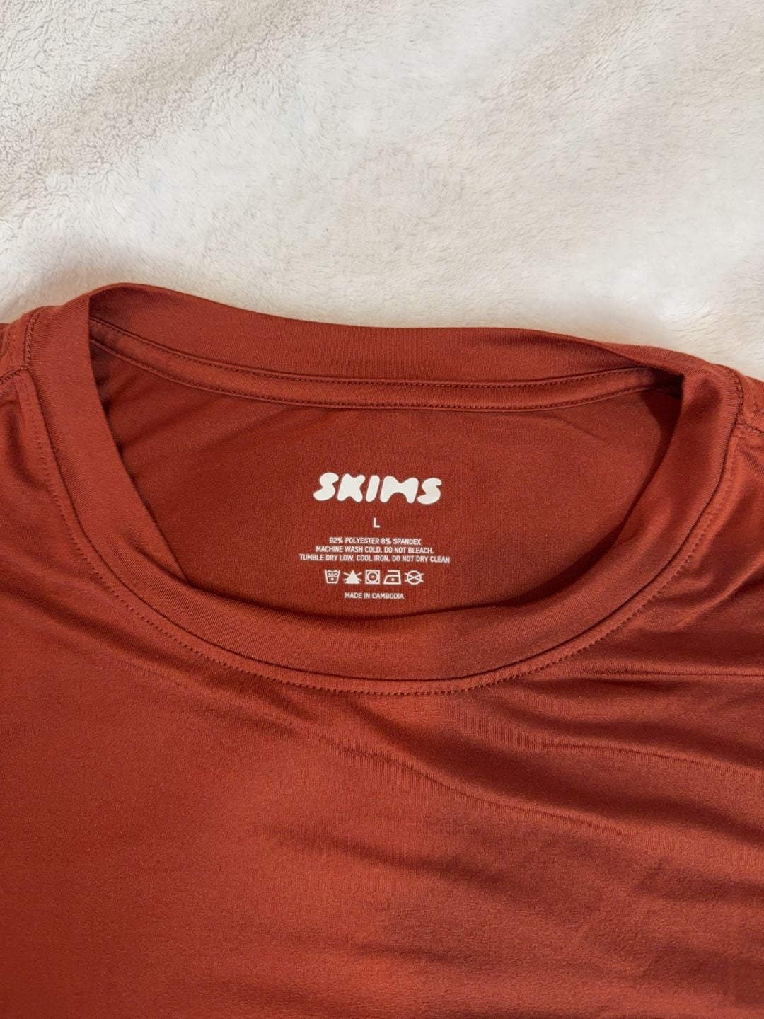 SKIMS Men's Crew Neck T-Shirt Size Large 4