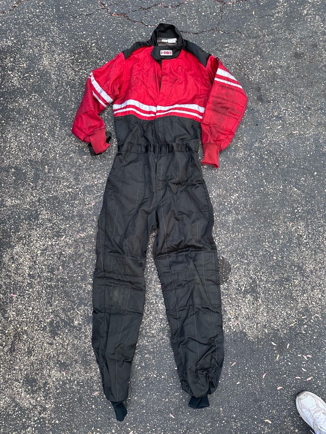 G-Force Racing Gear SFI 40.1/1 Racing Suit Red and Black Size Small 1