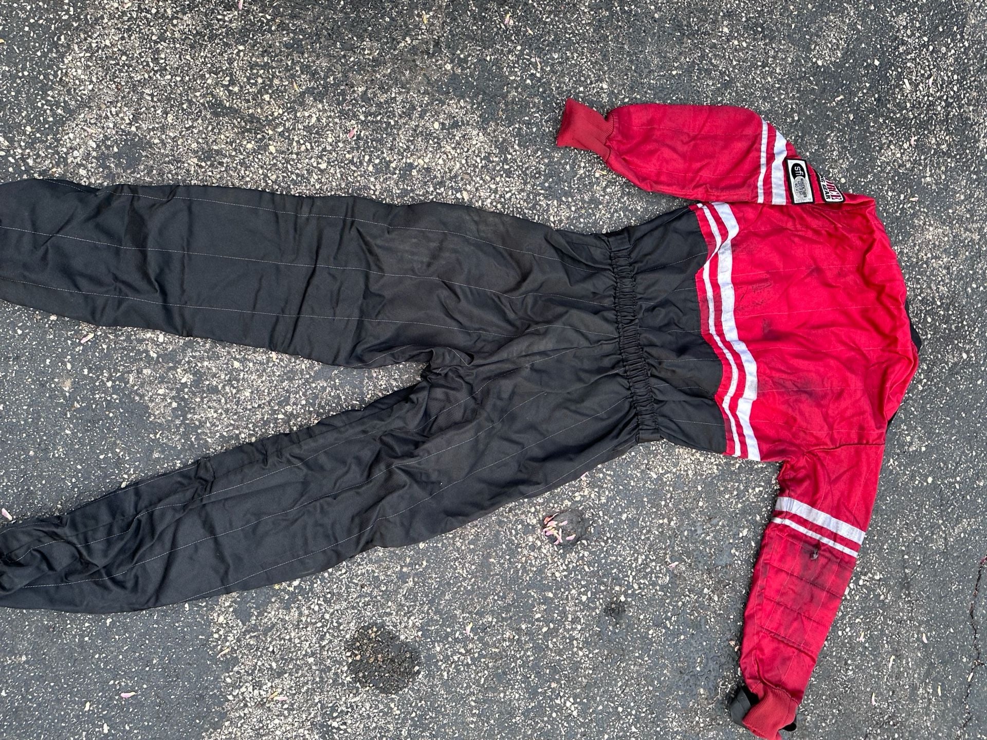 G-Force Racing Gear SFI 40.1/1 Racing Suit Red and Black Size Small 5