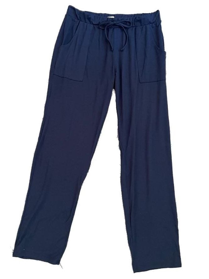 Lucky Brand Navy Blue Drawstring Lounge Pants Size S 2