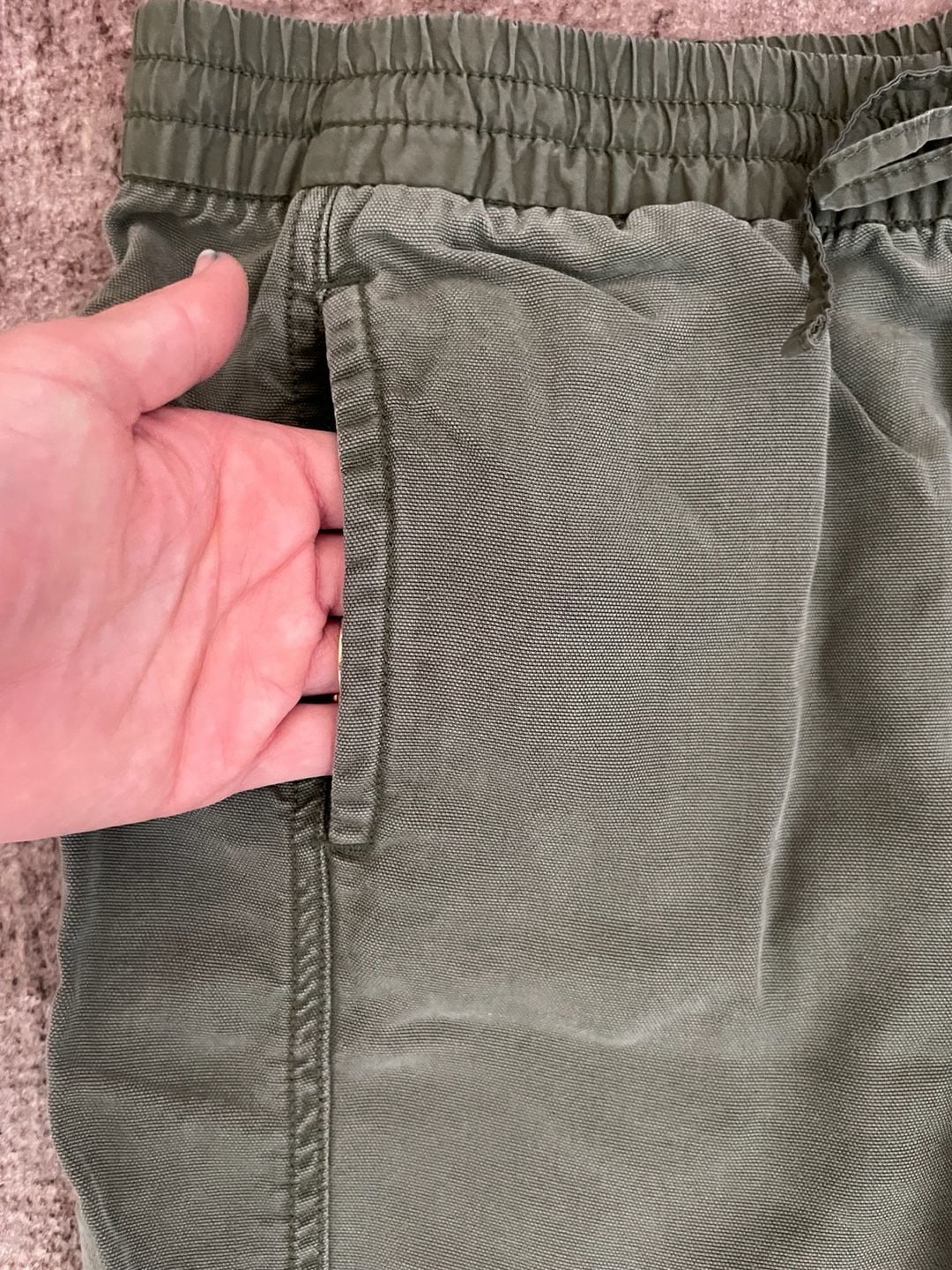 Gap Olive Green Lyocell Jogger Pants Size 6 3