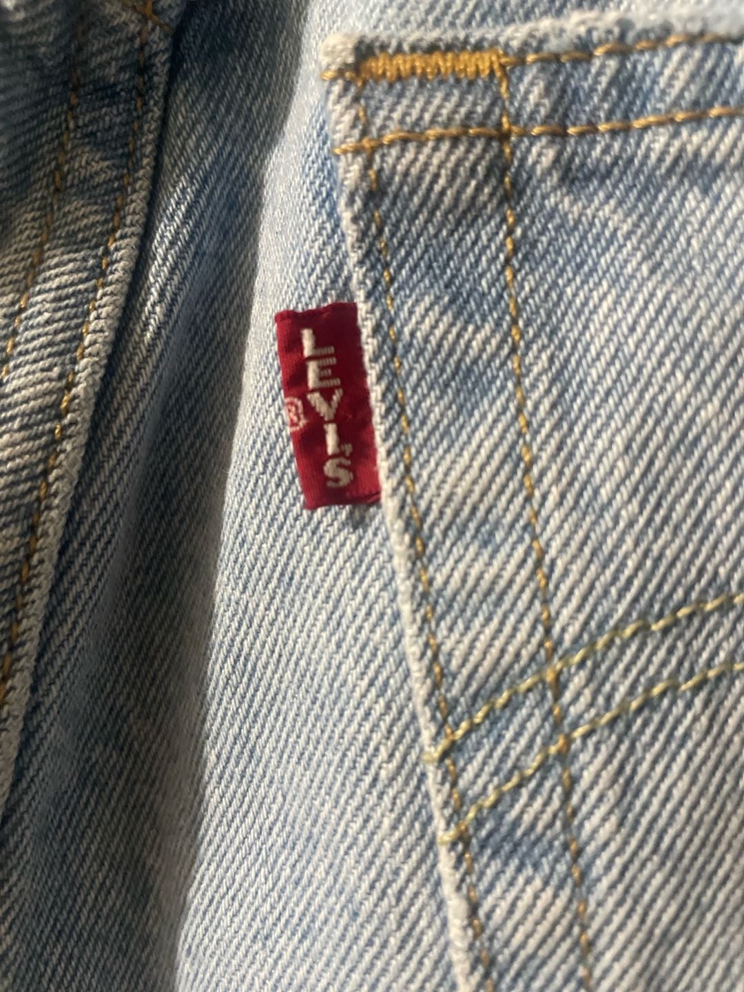 Levi's Premium 501 Original Fit Jeans Light Wash Size W24 L30 5