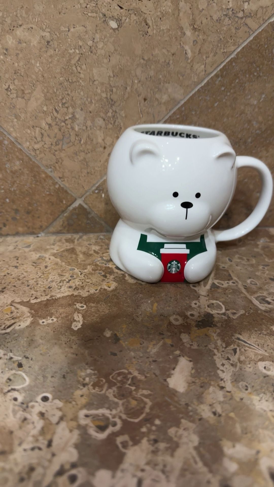Starbucks Bearista White Bear Ceramic Mug 2
