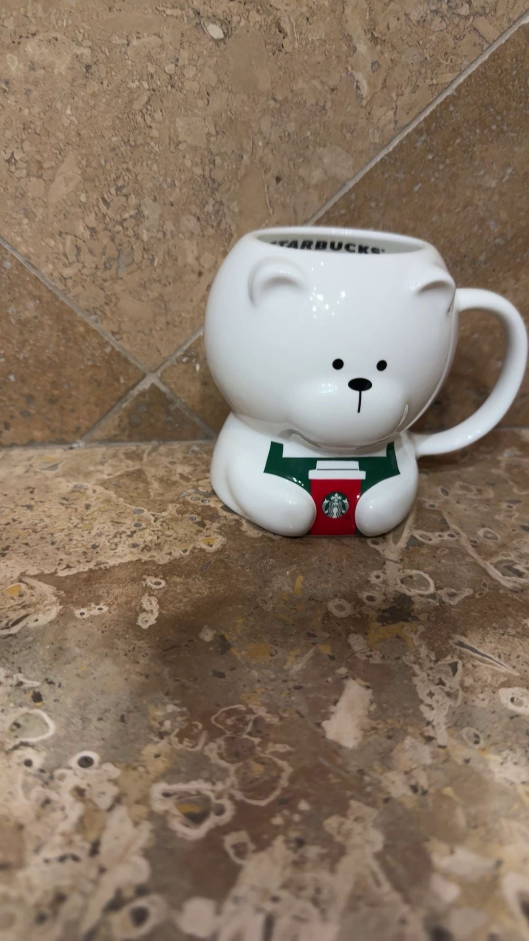 Starbucks Bearista White Bear Ceramic Mug 3
