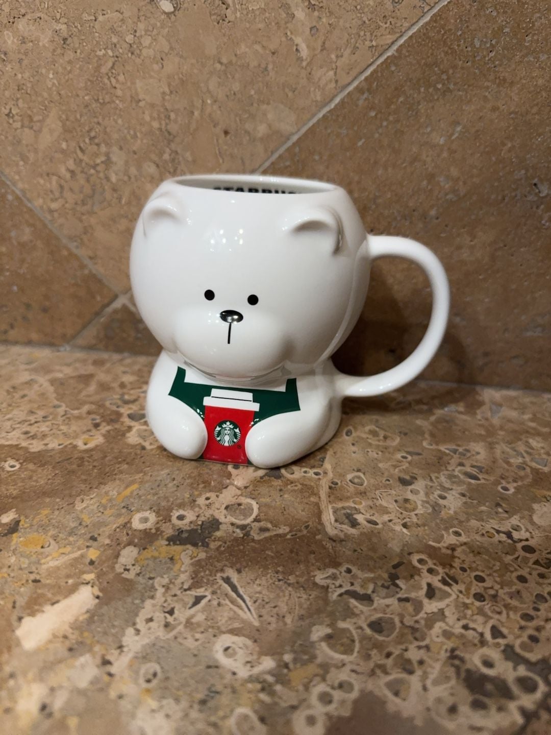 Starbucks Bearista White Bear Ceramic Mug 4