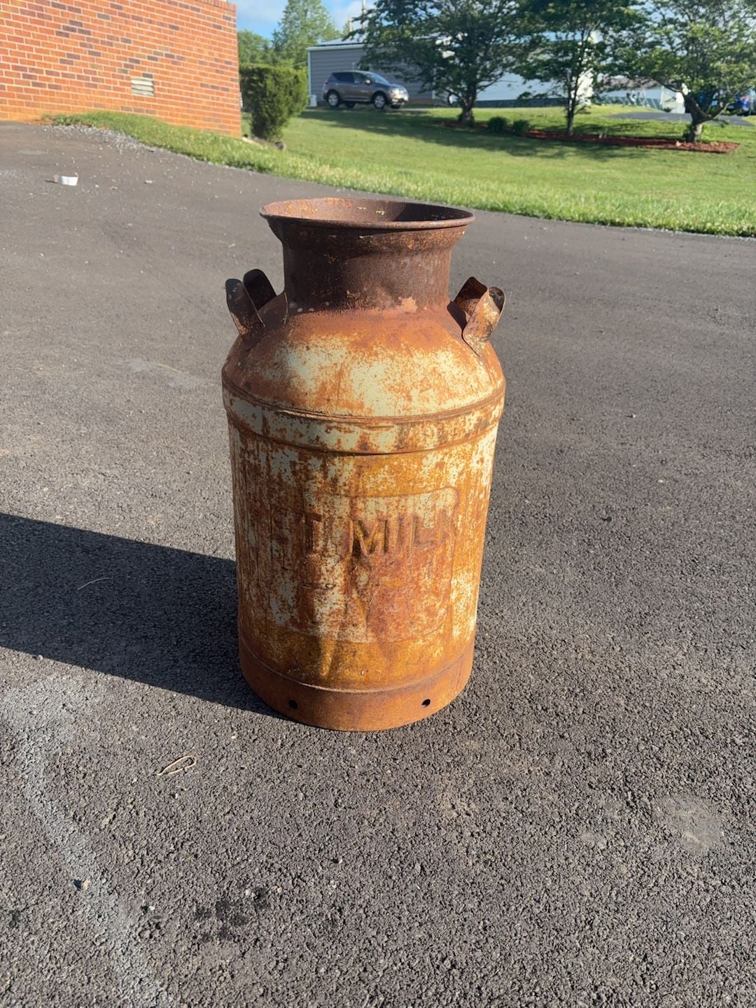 Vintage Buhl 40 Quart Metal PET MILK Can 1