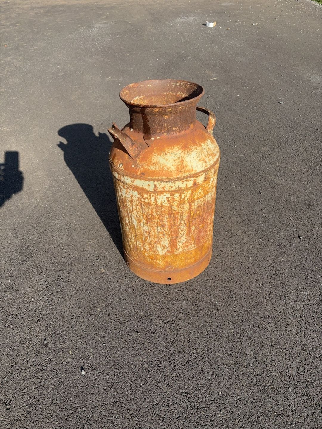 Vintage Buhl 40 Quart Metal PET MILK Can 5