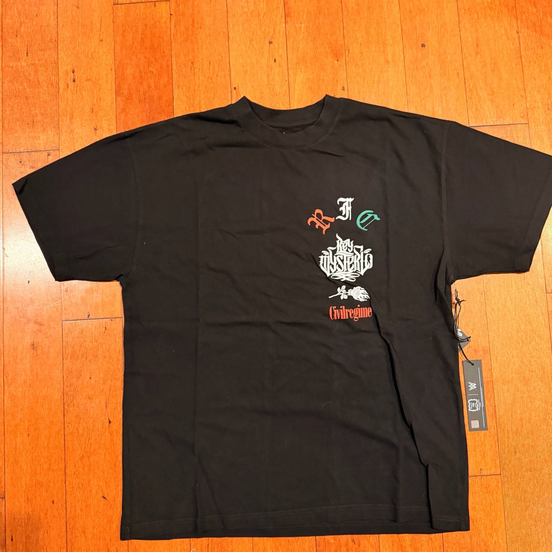 Civil Regime x WWE Rey Mysterio 619 Graphic T-Shirt Black Size Large 3