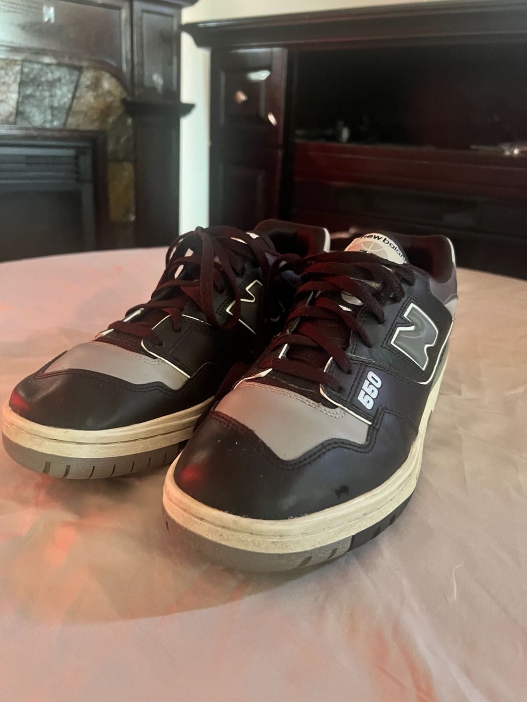 New Balance 550 Black Grey Sneakers 3