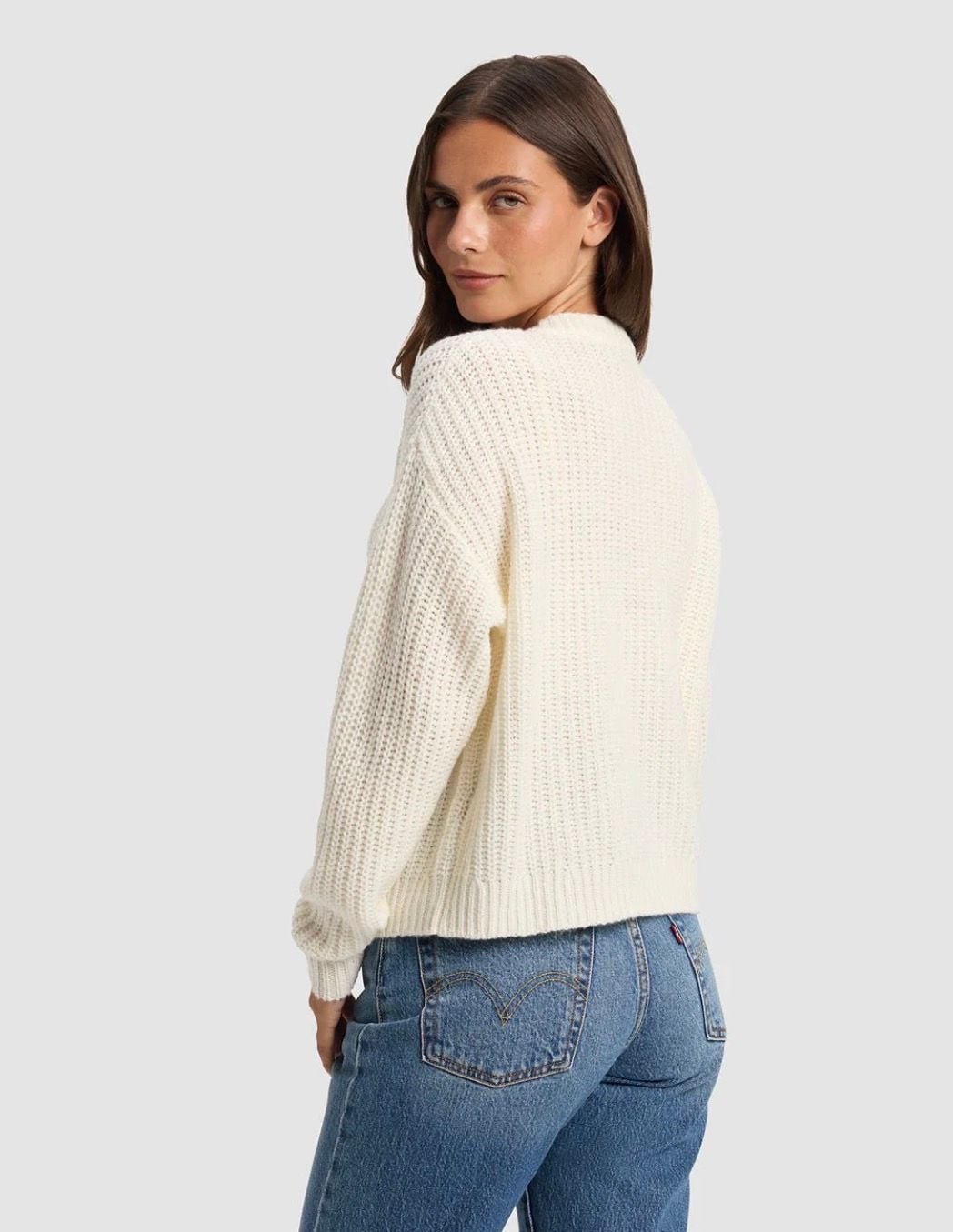 Cozy Earth Women's Arden Cardigan Bone Size M 3