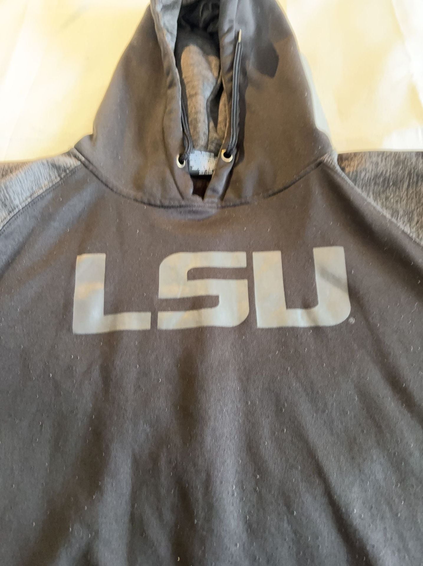 Colosseum LSU Tigers Mens XXL Hoodie Sweatshirt Black Gray 3