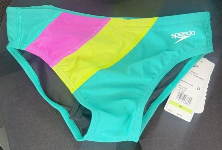 Buy SPEEDO REPREVE - MULTI COLOR - COLOR BLOCK PATTERN - SIZE 36- online 1