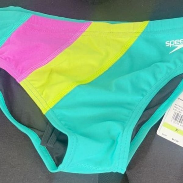Buy SPEEDO REPREVE - MULTI COLOR - COLOR BLOCK PATTERN - SIZE 36- online