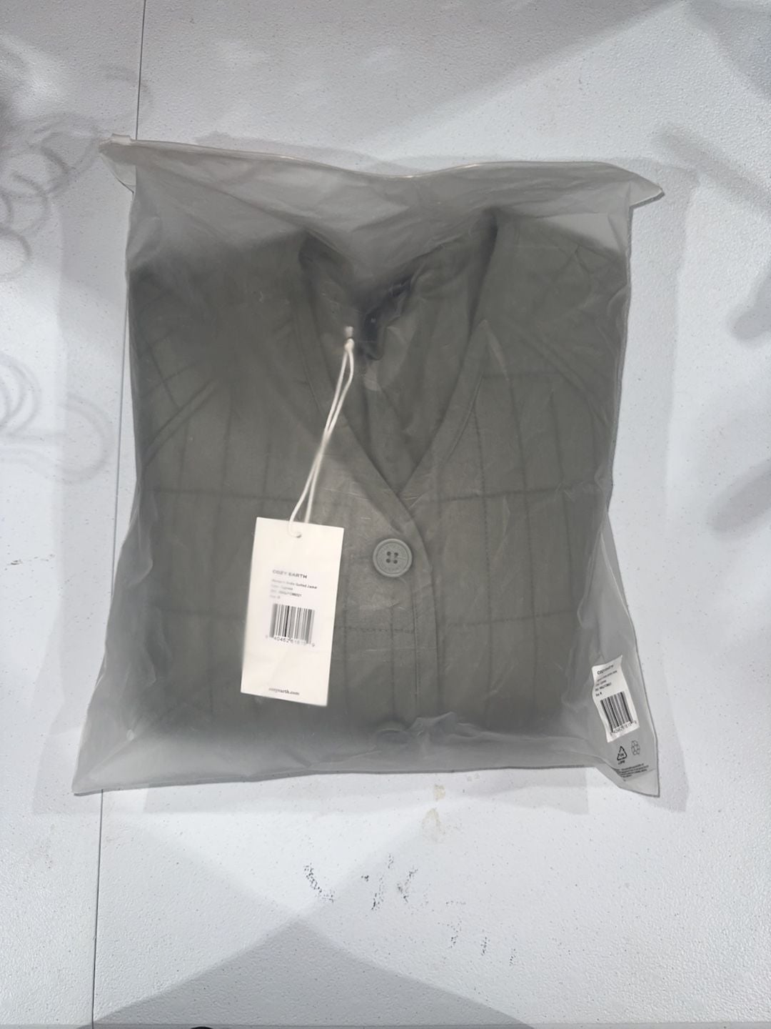 Cozy Earth Women's Andie Quilted Jacket Cypress Size M 6