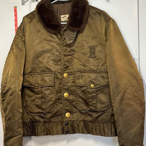 1970s Delta Uniform Company Tuffy Jac Fly Military Jacket Halloween