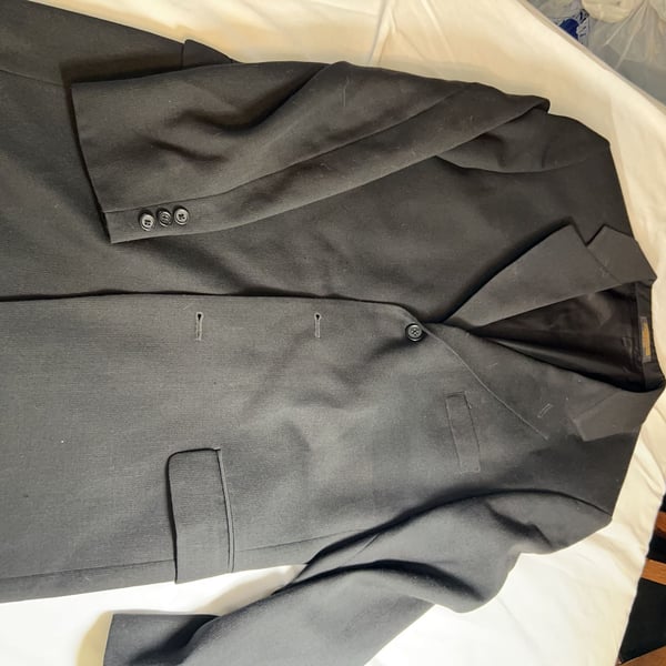Europa Collection Black Single Breasted Blazer Jacket
