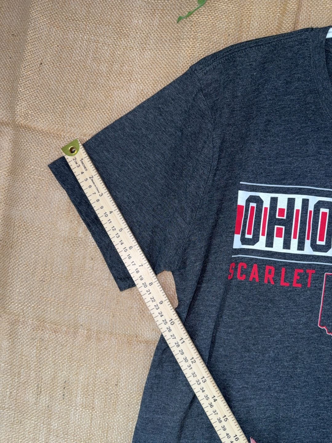 Top of the World Ohio State Buckeyes Scarlet & Gray T-Shirt Size Large 3