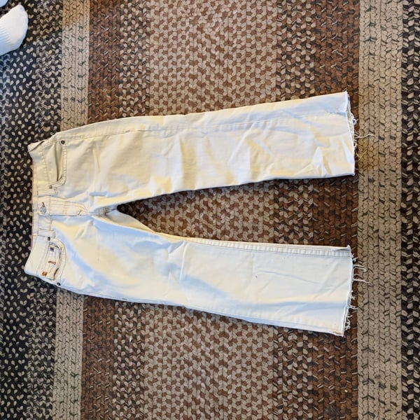 True Religion Straight Leg Jeans White Size 33