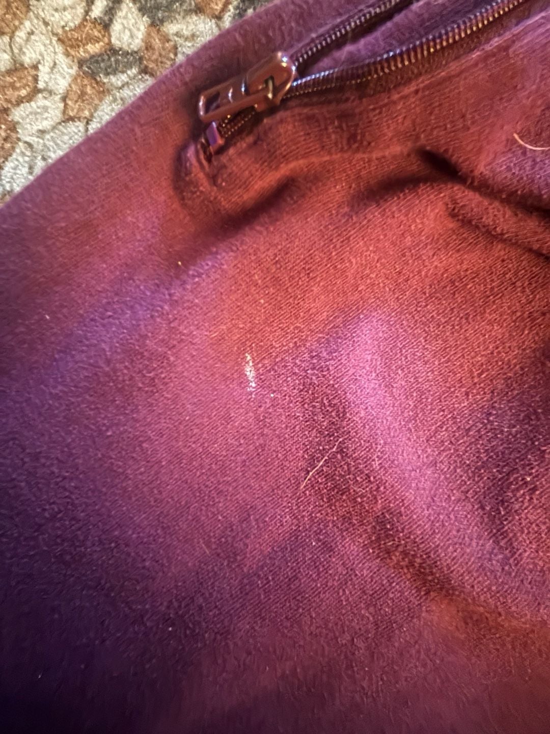 PINK Victoria's Secret Maroon Logo Sweatpants Size M 4