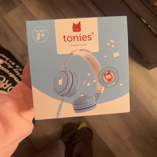 Tonies Fold-and-Go Kids Headphones - Light Blue