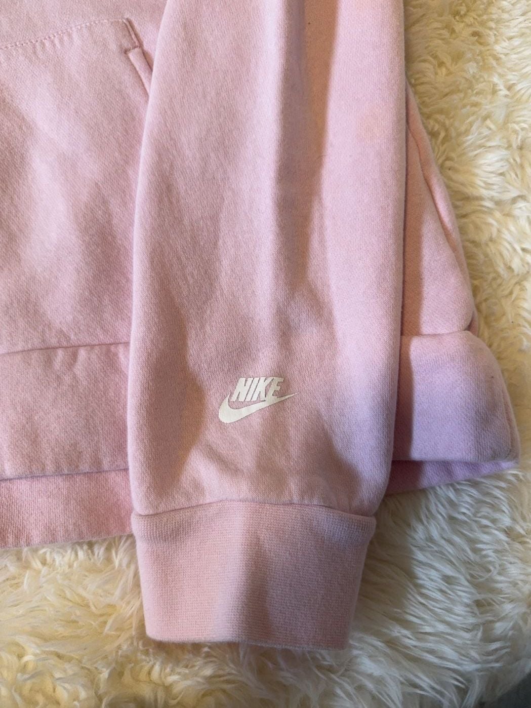 Nike Pink Double Swoosh Pullover Hoodie 4