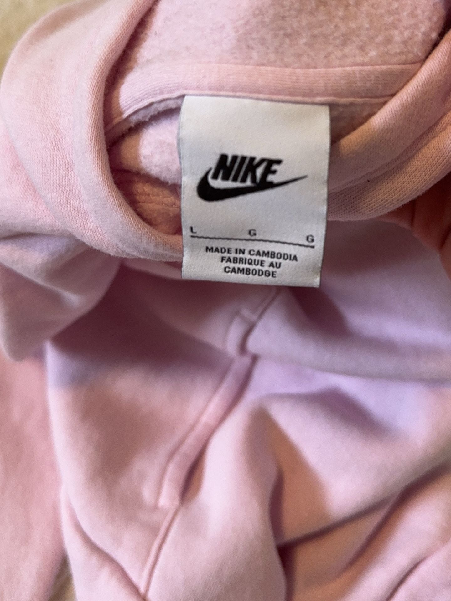 Nike Pink Double Swoosh Pullover Hoodie 6