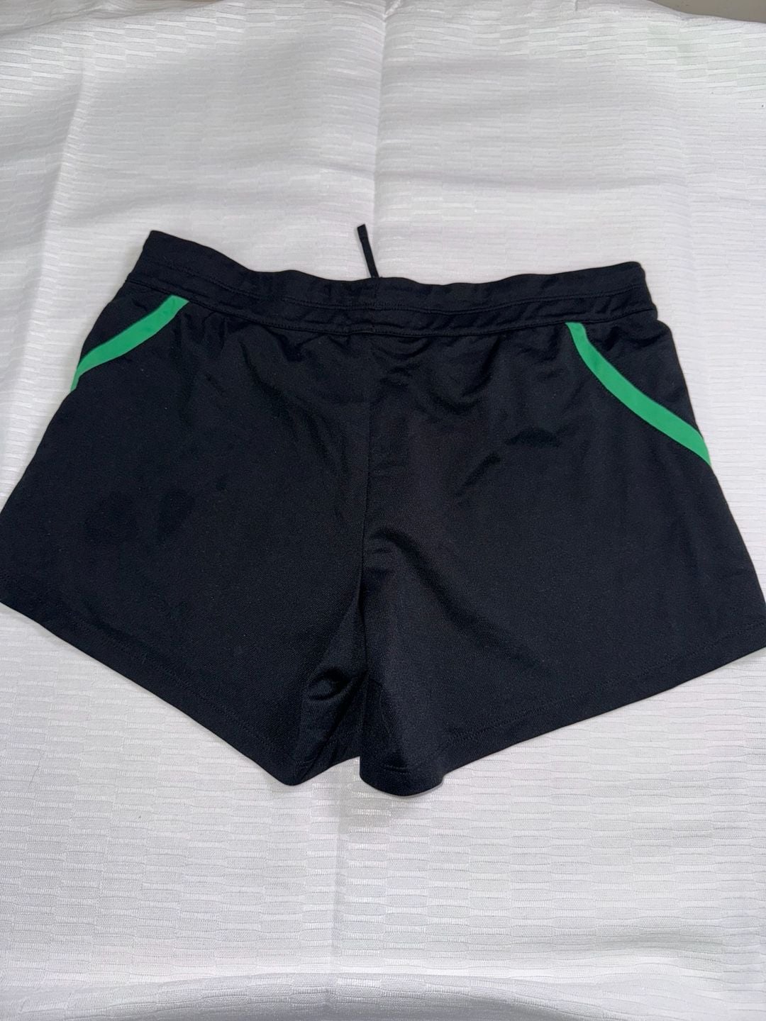 Nike Dri-FIT Athletic Training Shorts Black Green Women's Size M 3