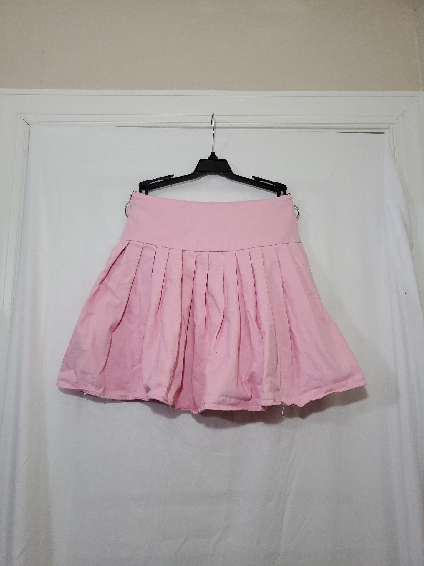 Jawbreaker Pink Pleated Skirt with Zipper Detail Size XS 4