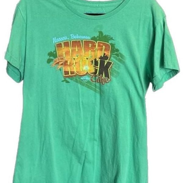 Hard Rock Cafe Nassau Bahamas Graphic T-Shirt