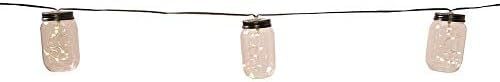 Hampton Bay Solar Mason Jar LED Outdoor String Lights 1