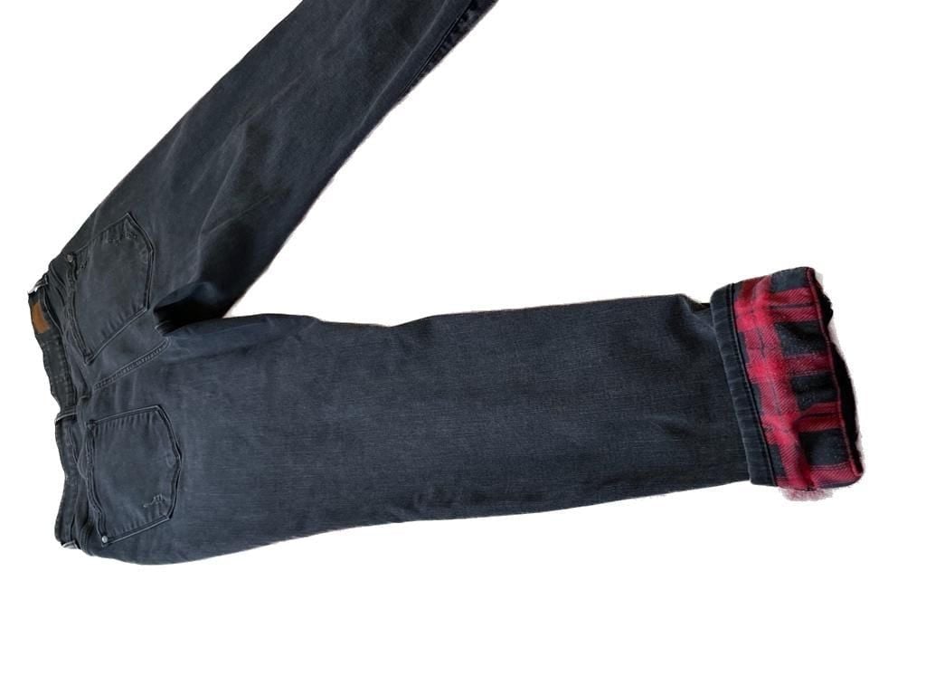 Judy Blue Plaid Patch Punk Rock Distressed Skinny Jeans Plus Size 14W 15