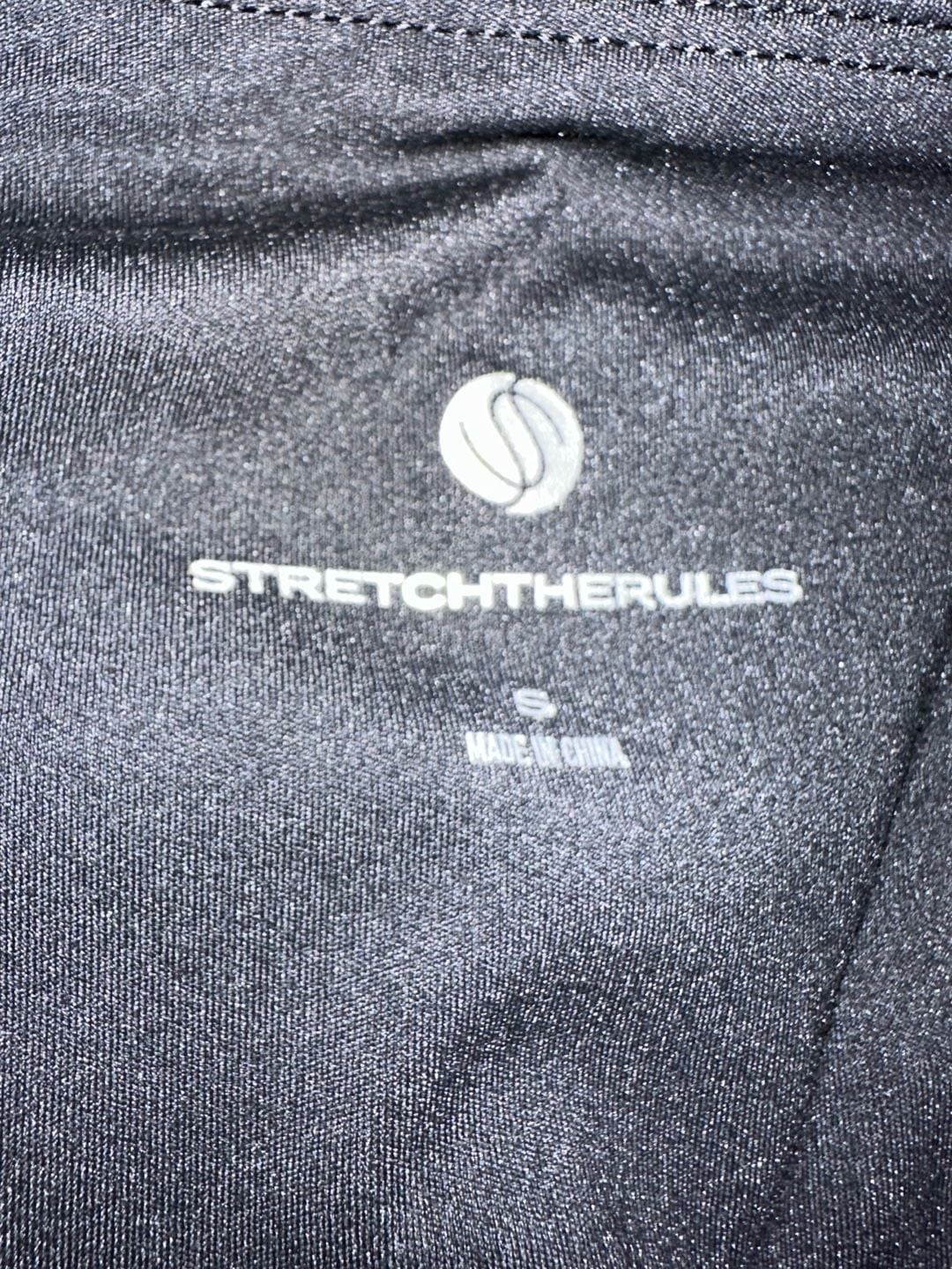 STRETCHTHERULES Women's Black High-Waisted Pocket Leggings Size S 5