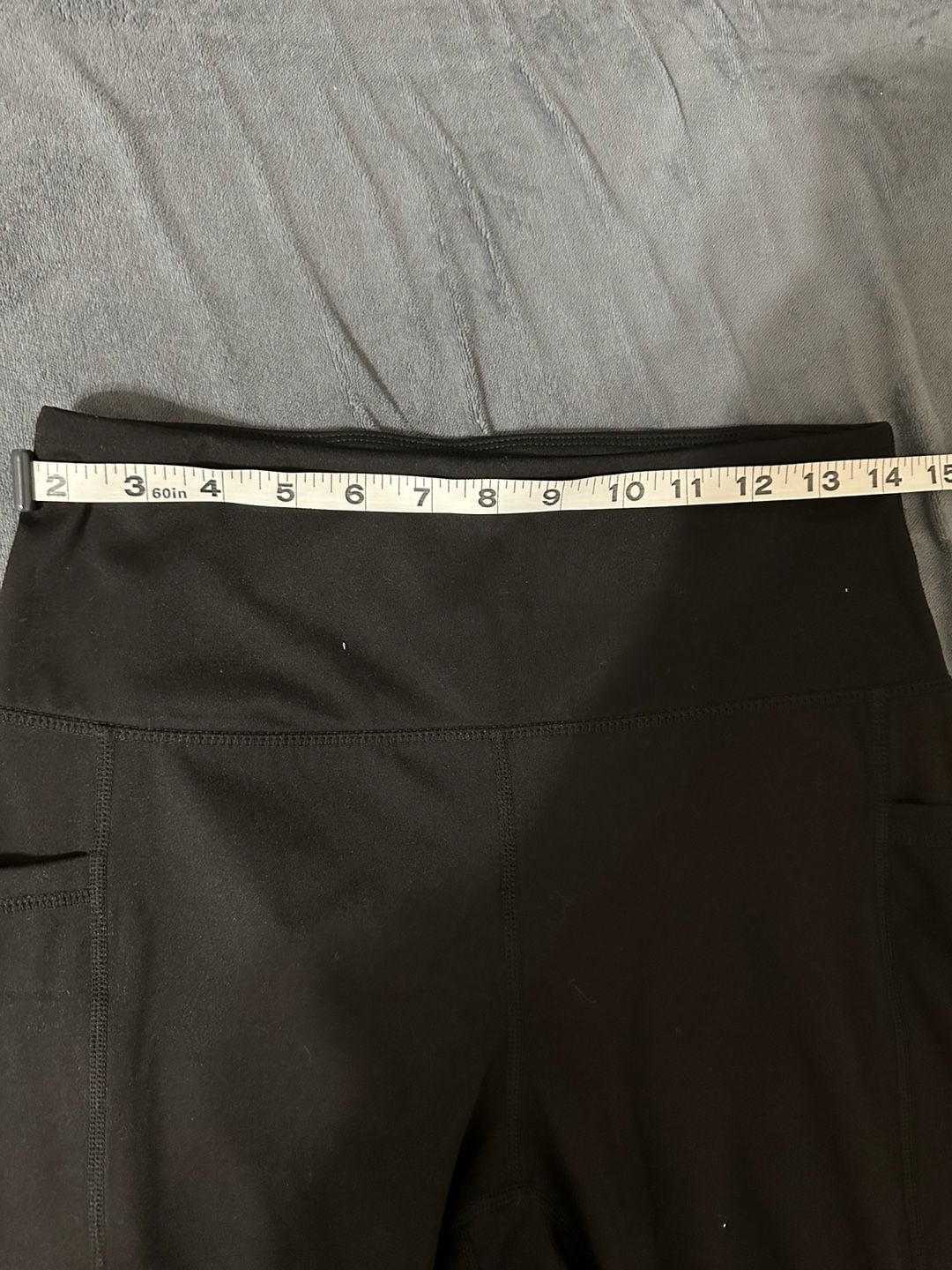STRETCHTHERULES Women's Black High-Waisted Pocket Leggings Size S 6