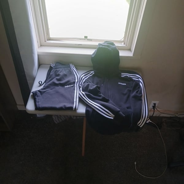 Adidas Essentials 3-Stripes Full-Zip Hoodie and Jogger Tracksuit Set