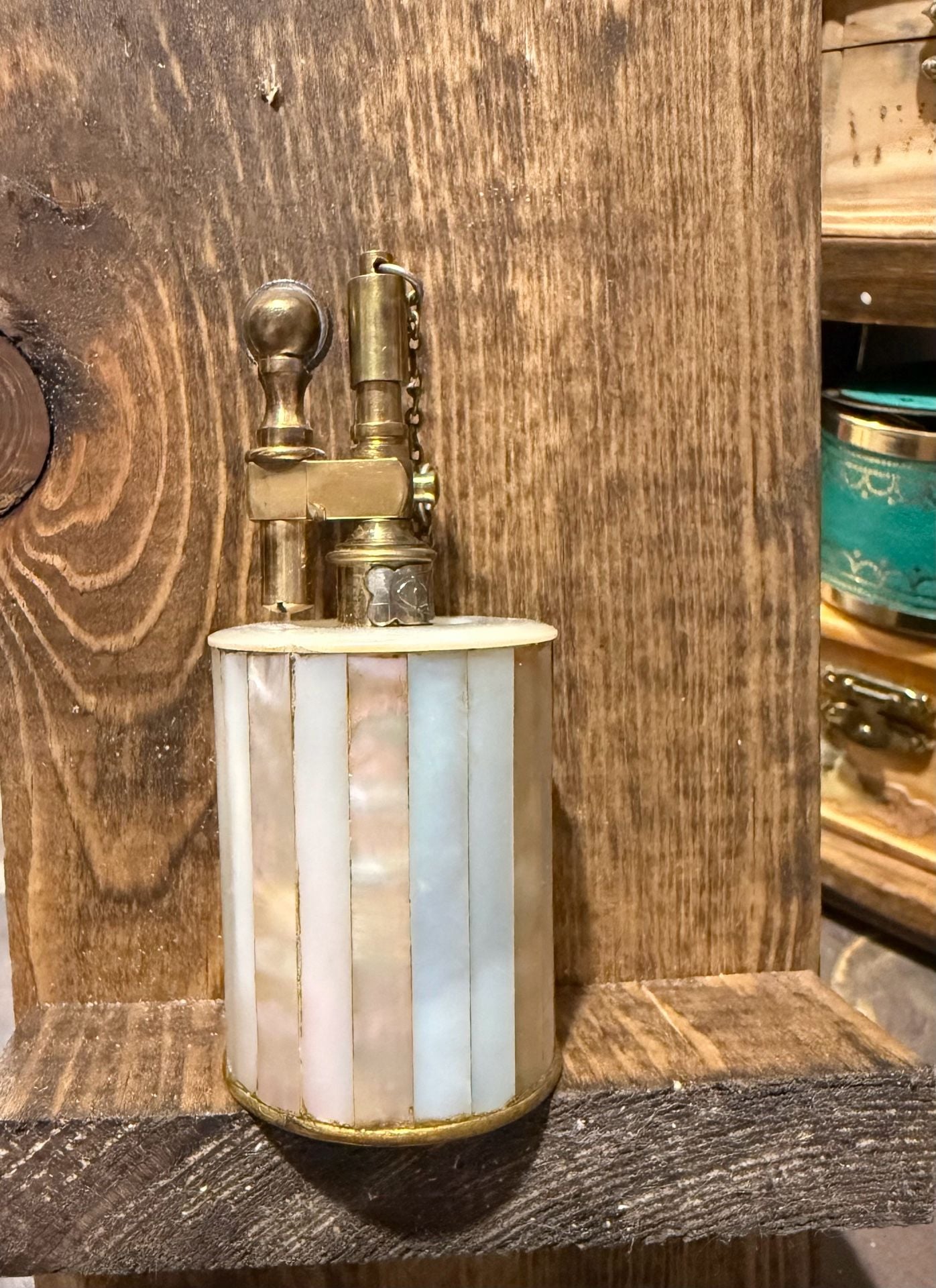 Vintage Tiffany & Co. Mother of Pearl Table Lighter, Mint Condition 1